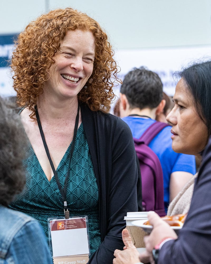 Strengthening Studnet Success Conference Attendees speaking with eachother.